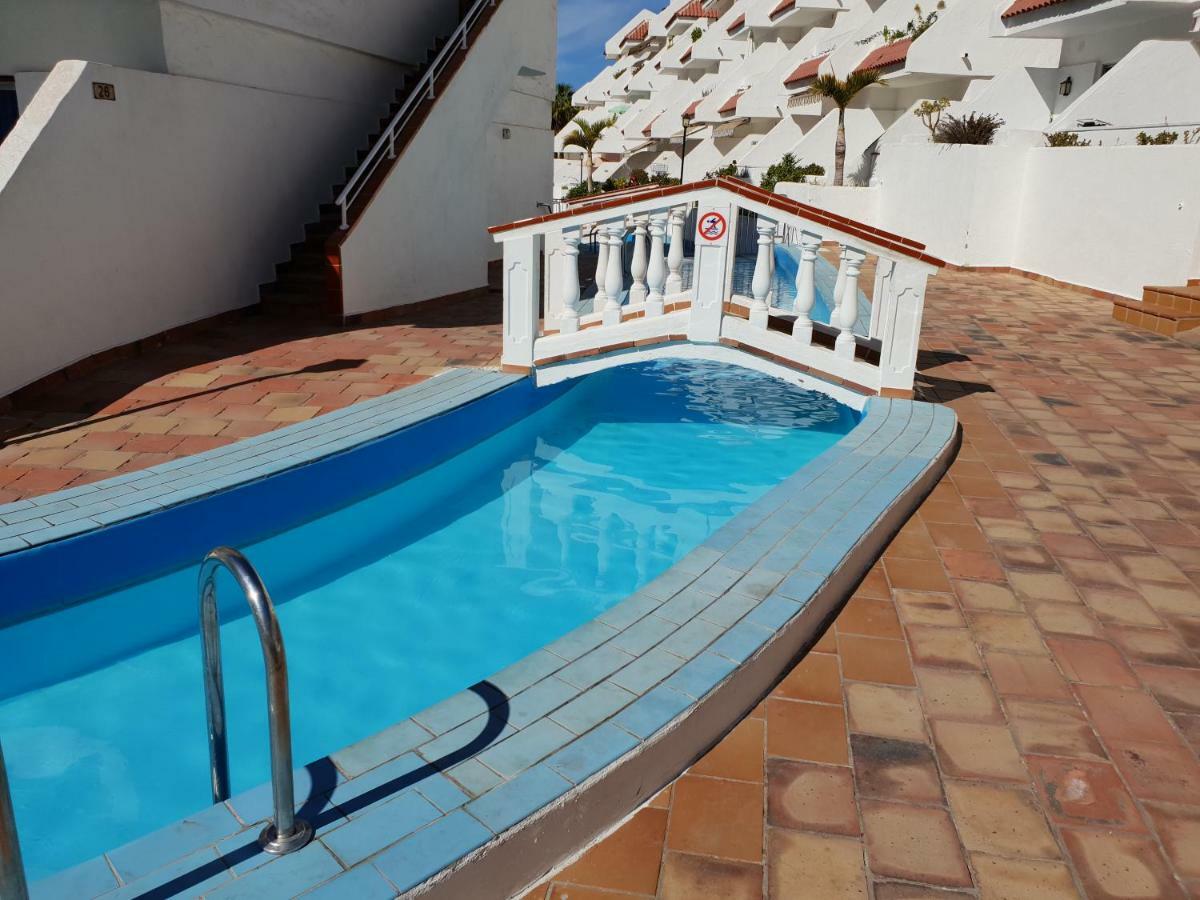 Casa Las Flores With Heated Pool, Only 490 Meters To The Beach, Balcony, Wifi 阿罗纳 外观 照片