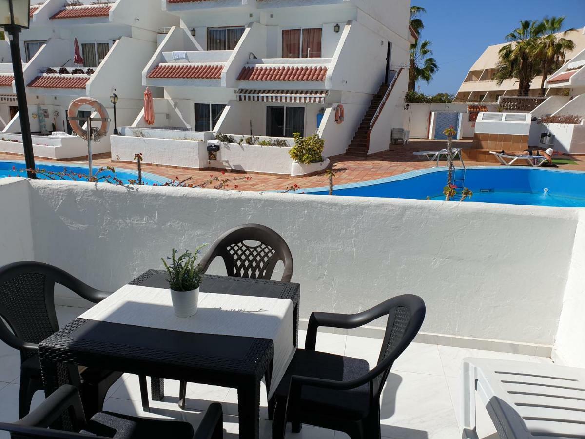 Casa Las Flores With Heated Pool, Only 490 Meters To The Beach, Balcony, Wifi 阿罗纳 外观 照片