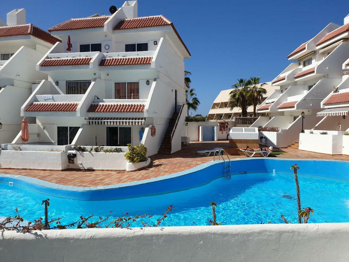 Casa Las Flores With Heated Pool, Only 490 Meters To The Beach, Balcony, Wifi 阿罗纳 外观 照片